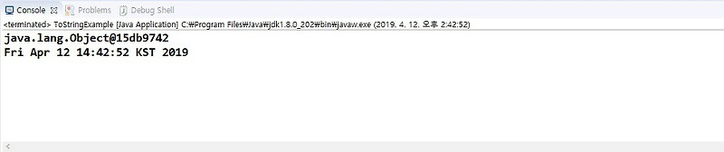 19.04.12 API,  java.lang / java.util 패키지, 해시코드