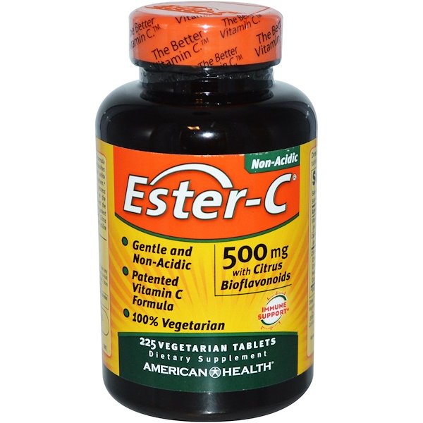 아이허브 면역력영양제추천 American Health 시트러스 바이오플라보노이드 함유 Ester-C 500mg제품설명 및 후기분석