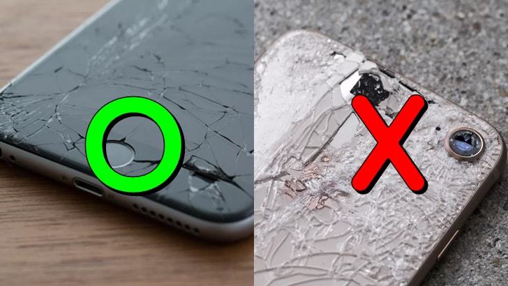 아이폰8(iPhone8) 아이폰X를 앞으로 떨어뜨려야하는 이유(전면 후면 강화유리 교체비용 비교)