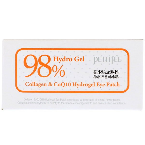 iherb Korean Beauty Products(K-Beauty) best items Petitfee, Collagen & CoQ10 Hydrogel Eye Patch, 60 Patches, 1.4 g Each reviews