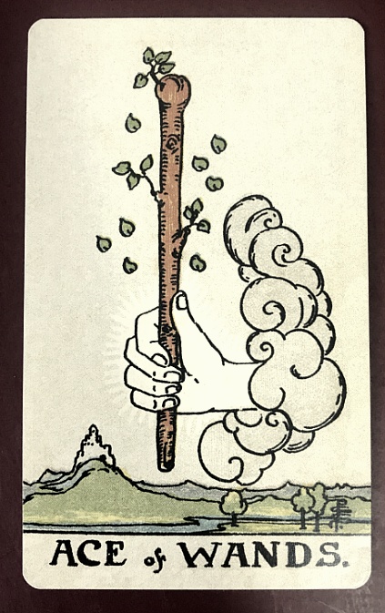 wands - 1. Ace of Wands / 2. Two of Wands