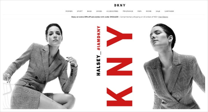 DKNY 미국 공홈 9월 10월 30% 할인코드 떴네요.
