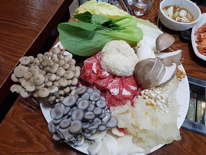 [시흥시장곡동맛집] 소고기 버섯 샤브 전문점 소래 버섯나라 본점 후기
