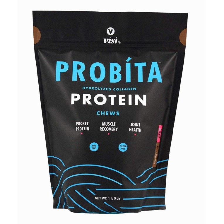 PROBITA VISI Probita 가수 분해 콜라겐 단백질 씹 60 번 씹기 NON GMO (초콜릿), 상세설명참조 대박