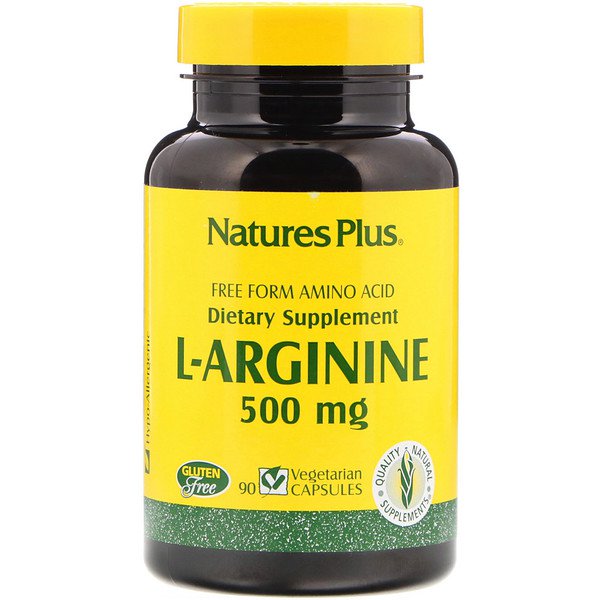 아이허브 헬스보조제 운동능력향상 Nature's Plus L-Arginine 500 mg 후기