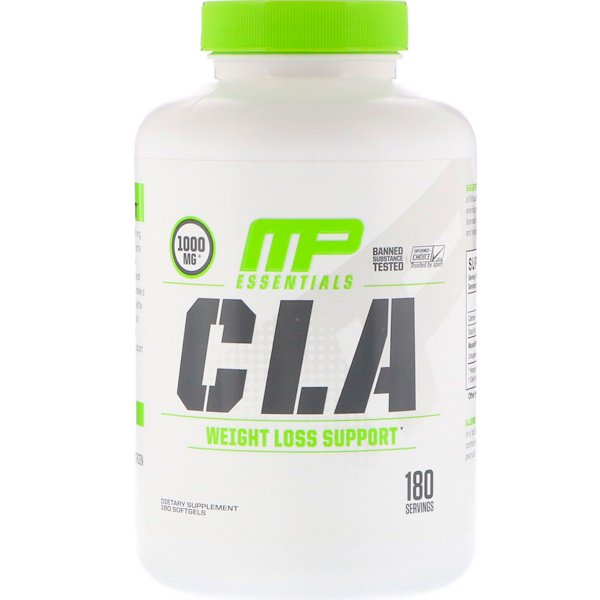 아이허브 체지방감소 CLA(공액리놀렌산)  MusclePharm 에센셜 CLA 1000 mg 후기