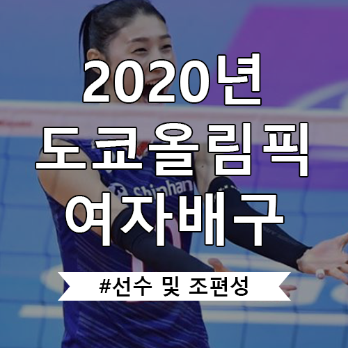 2020년 도쿄올림픽 배구 여자배구 조편성 및 선수는 어떻게 될까?