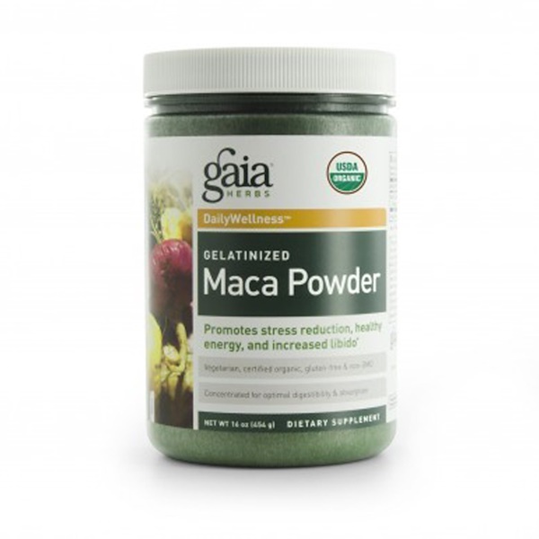 아이허브 남성건강영양제 추천 Gaia Herbs, 마카 파우더, 젤라틴, 16 온스 (454 g) 후기와 정보