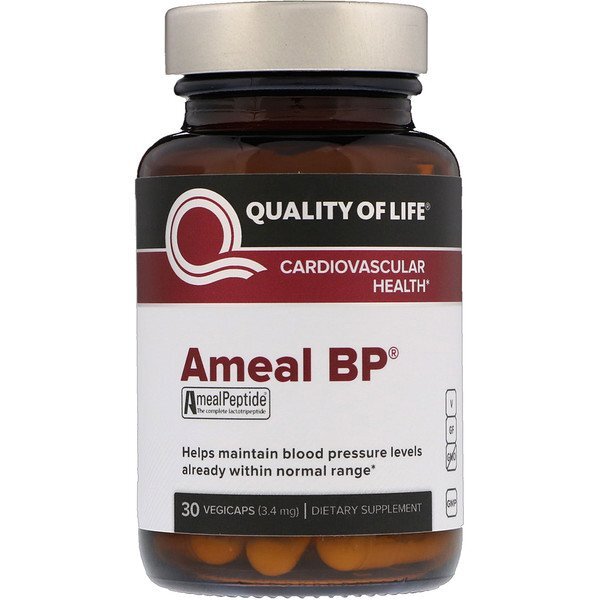 아이허브 혈당보조제 Quality of Life Labs Ameal BP 심혈관 건강 3.4 mg 후기