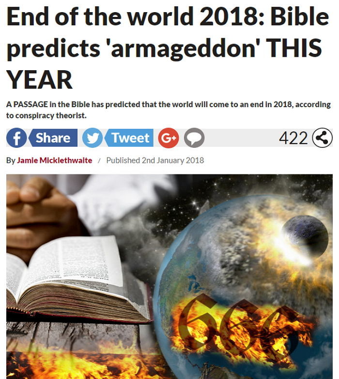 2018년 6월24일 과학적인 근거로 인류가 멸망한다!!!