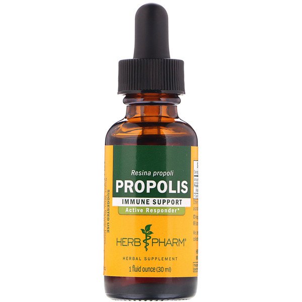 아이허브 프로폴리스 추천 Herb Pharm, 프로폴리스, 꿀벌이 수확한, 1 액량 온스 (30 ml) 후기와 정보