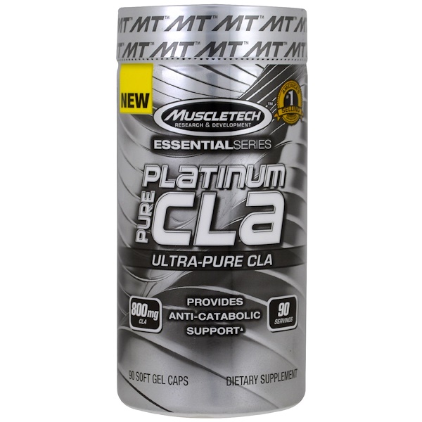 아이허브 체지방감소 CLA(공액리놀렌산)  Muscletech Essential Series Platinum Pure CLA 800 mg 후기