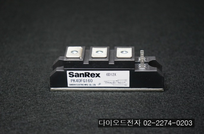 [판매중] PK40FG80 / PK40FG160 / SANREX (40A 800V , 40A 1600V SCR모듈)