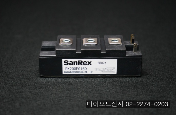 [판매중] PK200FG80 / PK200FG160 / SANREX (200A 800V , 200A 1600V SCR모듈)