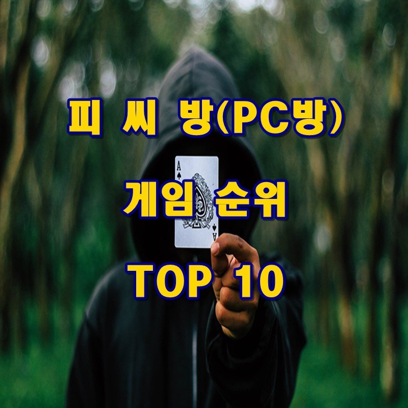 피시방(PC방)온라인 게임순위 TOP10 알아보자!