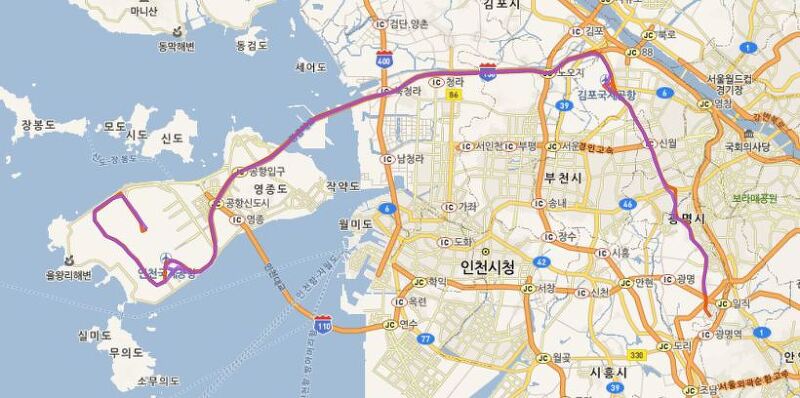 6014공항버스시간표 ktx 광명역<--->김포공항, 인천공항