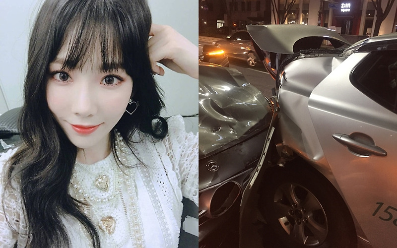 태연 교통사고 논란, 피해자 '연예인 특혜'로 피해 주장