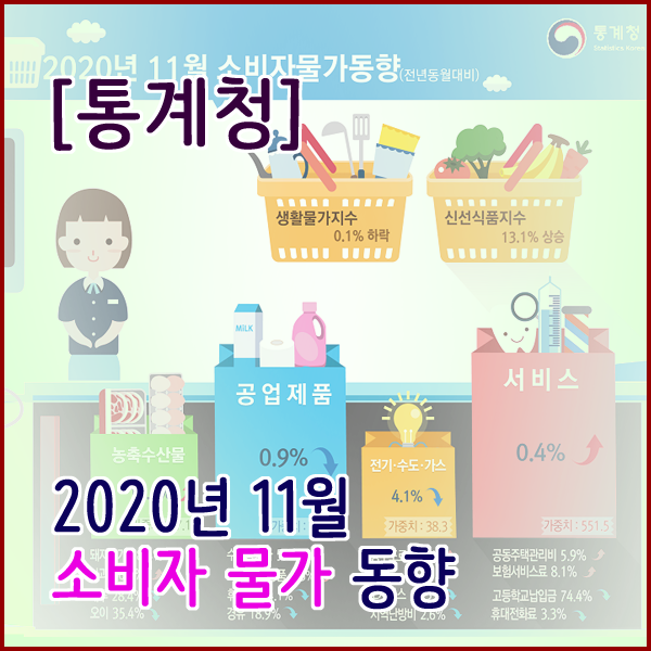 [한국소비자원] 2020년 11월 소비자물가동향