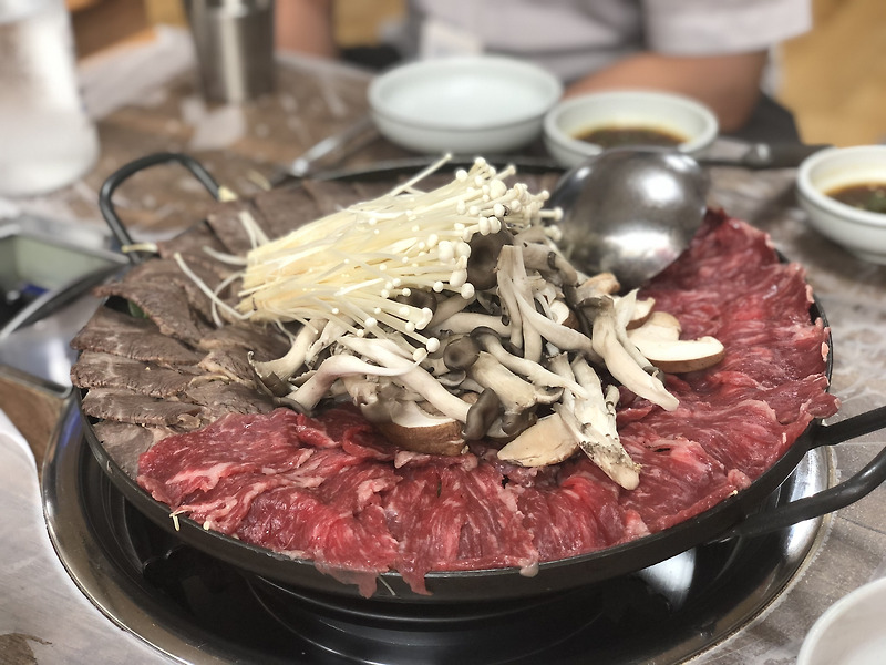 대전 전민동 맛집 - 푸짐한 한우전골 맛집, 한우곰탕