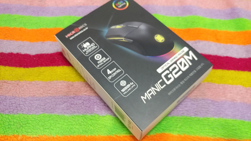 마이크로닉스 MANIC G20M RGB 게이밍 마우스 사용기