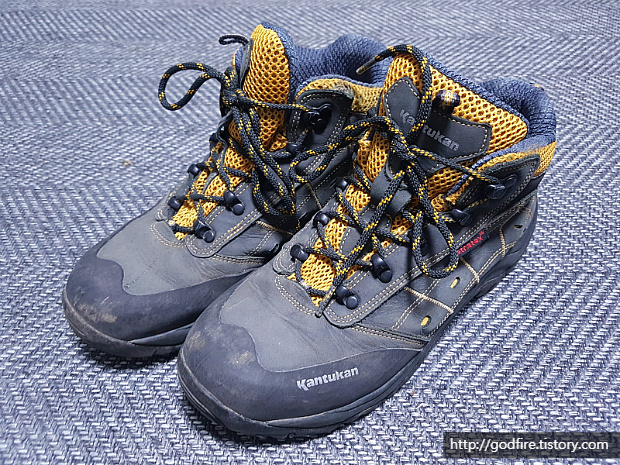 칸투칸 신발(등산화)와 고글, 5년 사용후기