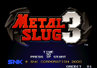 메탈슬러그3 게임하기 / 메탈슬러그3 마메 /  Metal Slug 3 (c) 2000 SNK