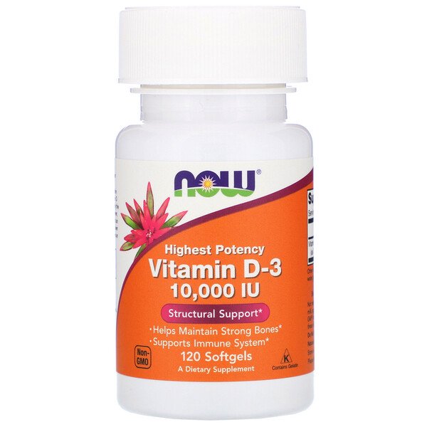 아이허브 코로나바이러스 대비 Now Foods Vitamin D-3 10000 IU제품설명 및 후기분석