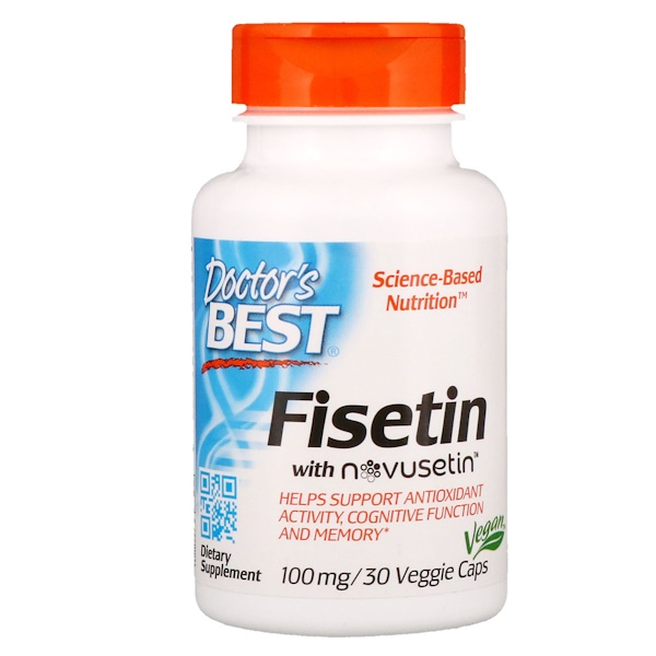 아이허브 뇌건강영양제 기억력 인지능력 뇌기능개선 Doctor's Best Fisetin with Novusetin 100 mg 후기