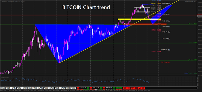 비트코인(bitcoin) 선물상장 이후 차트트렌드(chart trend)