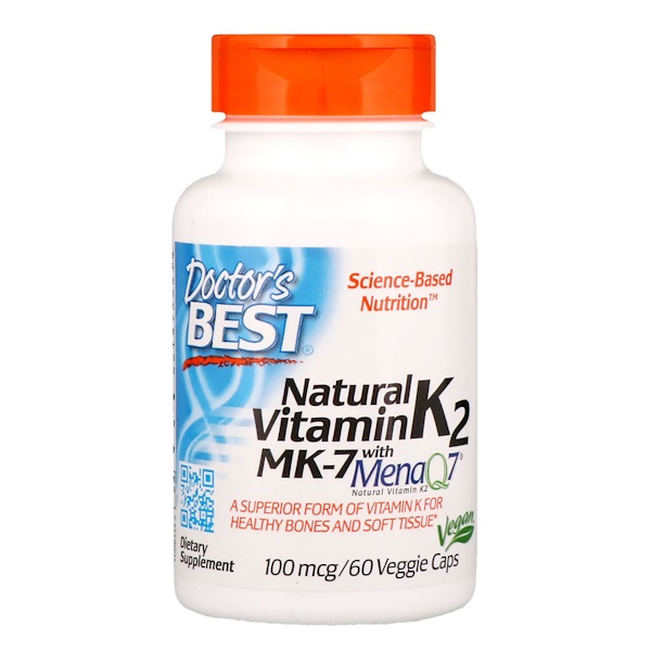 아이허브 비타민K결핍을 예방하는 Doctor's Best MK-7 Featuring MenaQ7 Natural Vitamin K2 100 mcg 후기