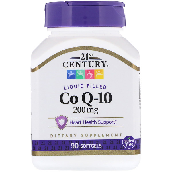 아이허브 코큐텐(coq10, 코엔자임q10) 21st Century, Co Q-10, 200 mg, 90 소프트젤 후기들