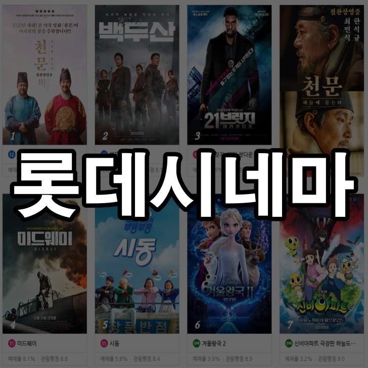 안산 롯데시네마 센트럴락 영화 정보, 위치, 주차장, 제휴할인