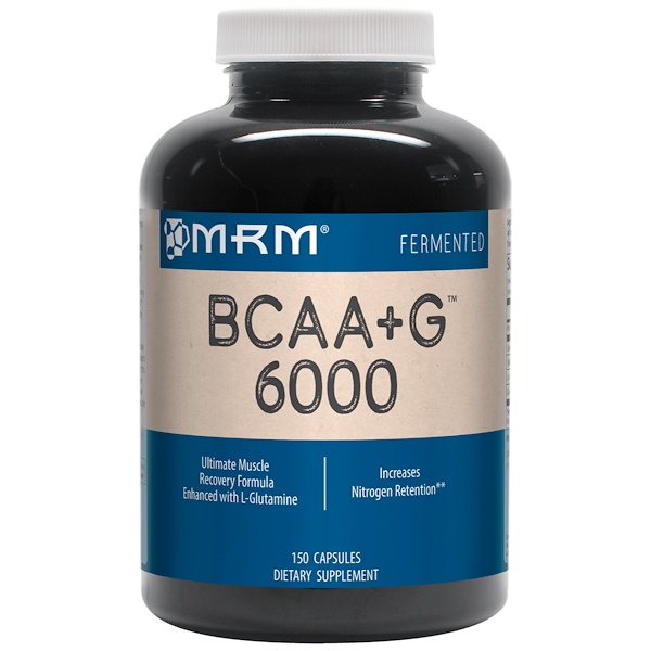 아이허브 MRM, BCAA+G 6000, 150 캡슐후기와 추천정보