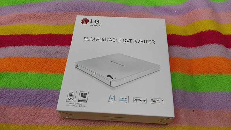 포터블 슬림 LG GP60NW70 DVD멀티 ODD 사용기