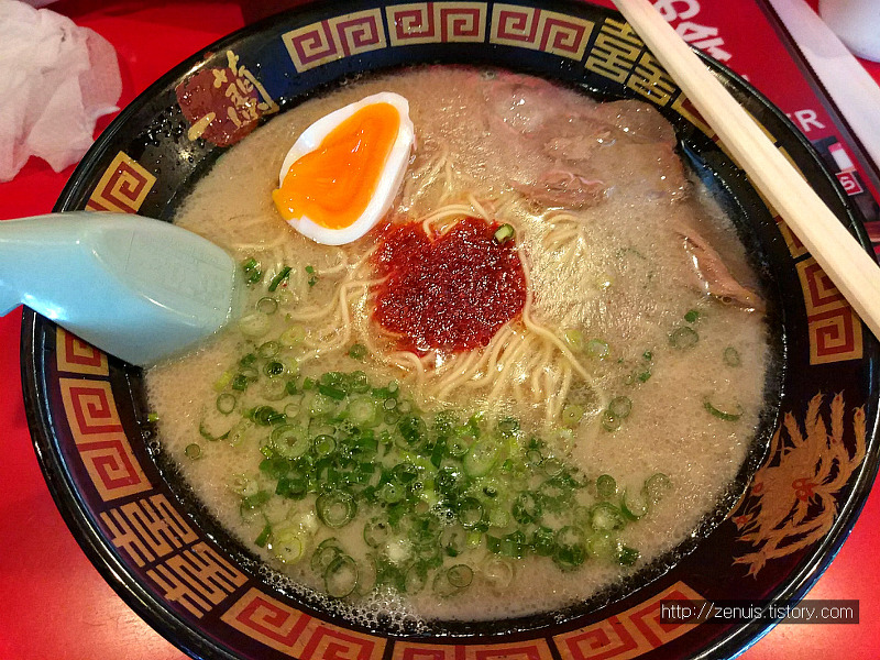 일본 돈코츠라멘 맛집, 후쿠오카 이치란라멘 본점 방문후기!