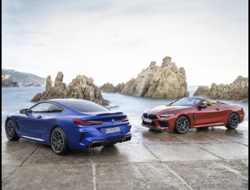 BMW M8 신형 쿠페와 컨버터블 출전에 (프랑크푸르트 모터쇼 2019)