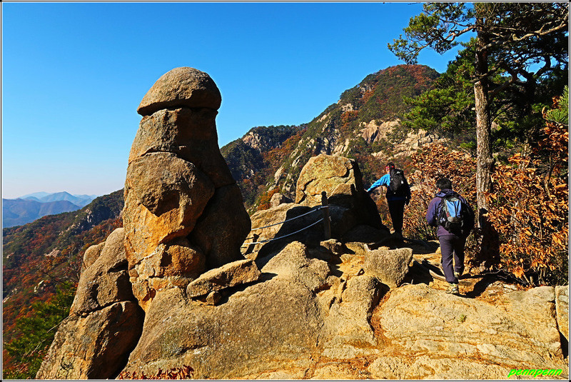자연적으로 형성된 한국 남근석의 지존, 제천 동산 남근석 2점