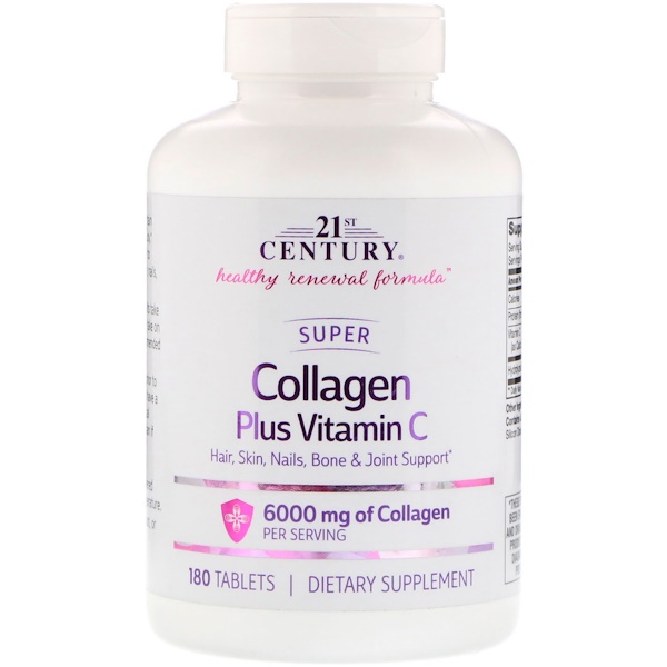 아이허브 피부영양제 21st Century Super Collagen Plus Vitamin C 6000 mg 후기