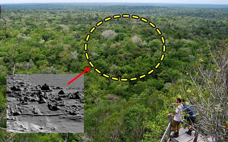 신탐사기법 라이더로 발견된 대규모 마야문명 유적지(과테말라 티칼)