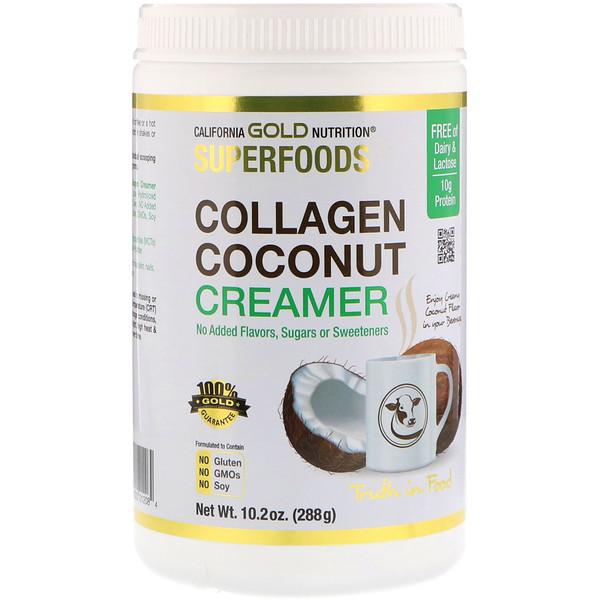 아이허브 관절건강을 위한 영양제 California Gold Nutrition Superfoods Collagen Coconut Creamer Powder 후기