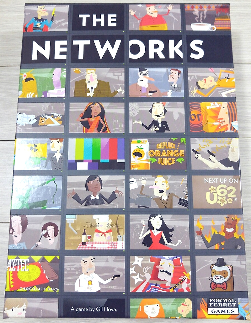 네트워크 (The Networks) 보드게임 개봉기 및  좋네요