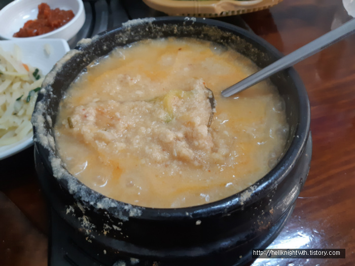 [오늘의 점심] 연신내 양구순두부-콩비지찌개