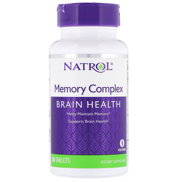 아이허브 뇌건강영양제 기억력 인지능력 뇌기능개선 Natrol 메모리 컴플렉스 후기