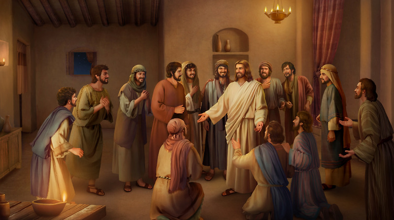 [예수]가 부활한 후 제자들에게 한 말씀
