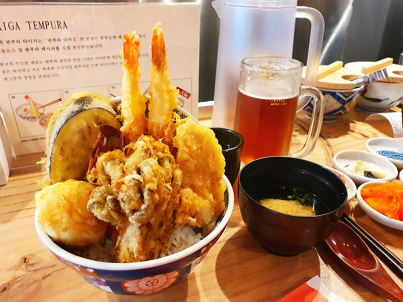 [부산_해운대맛집]<타이가텐푸라>일본 그대로의 맛 텐동맛집