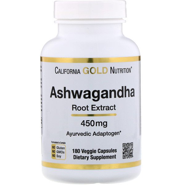 아이허브 아쉬와간다(아슈와간다) 제품 추천 California Gold Nutrition Ashwagandha Root Extract 450 mg 후기