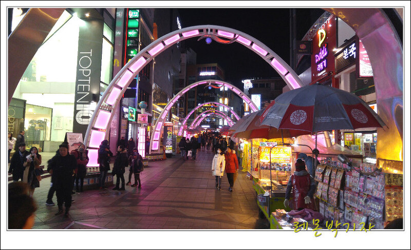 2017 부산 남포동 트리축제 별빛으로 펼쳐진 하늘길