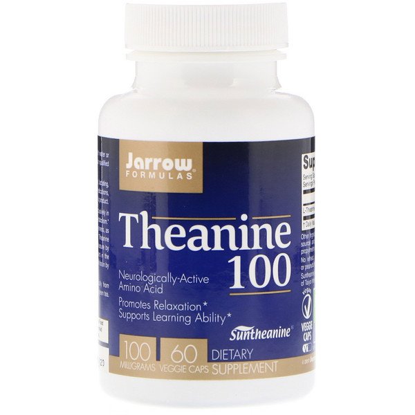 아이허브 신경안정 집중력향상 테아닌 Jarrow Formulas Theanine 100 100 mg 후기