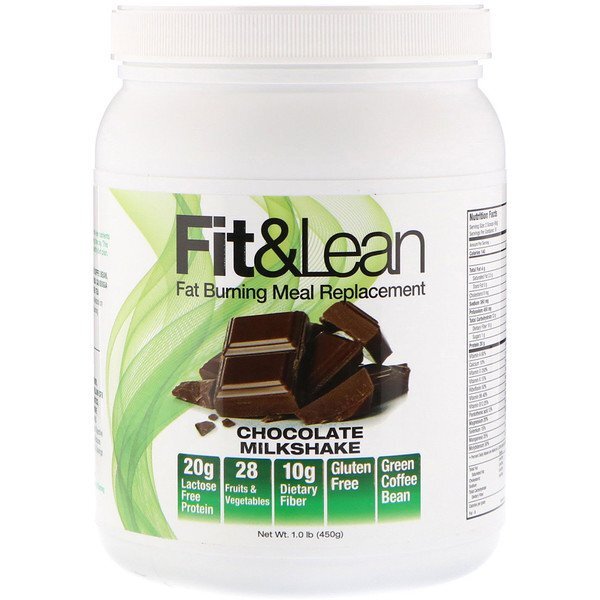 아이허브 다이어트(지방연소제) Fit & Lean 지방 연소 식사 대용 초콜릿 밀크 셰이크 후기