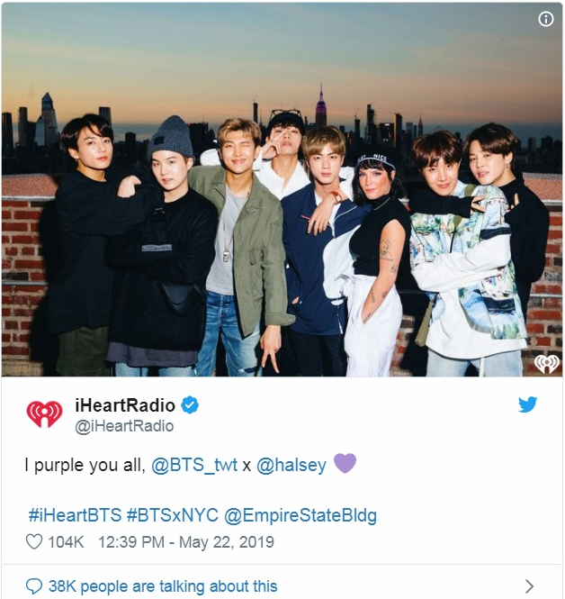 BTS Got Up Close & Personal With ARMY & Had Surprise Visit From Halsey During iHeartRadio LIVE Event